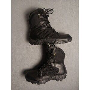 NWOT Bates Tactical Riding Boots Black Woman's Size 8 Side Zip Gore-Tex E02788